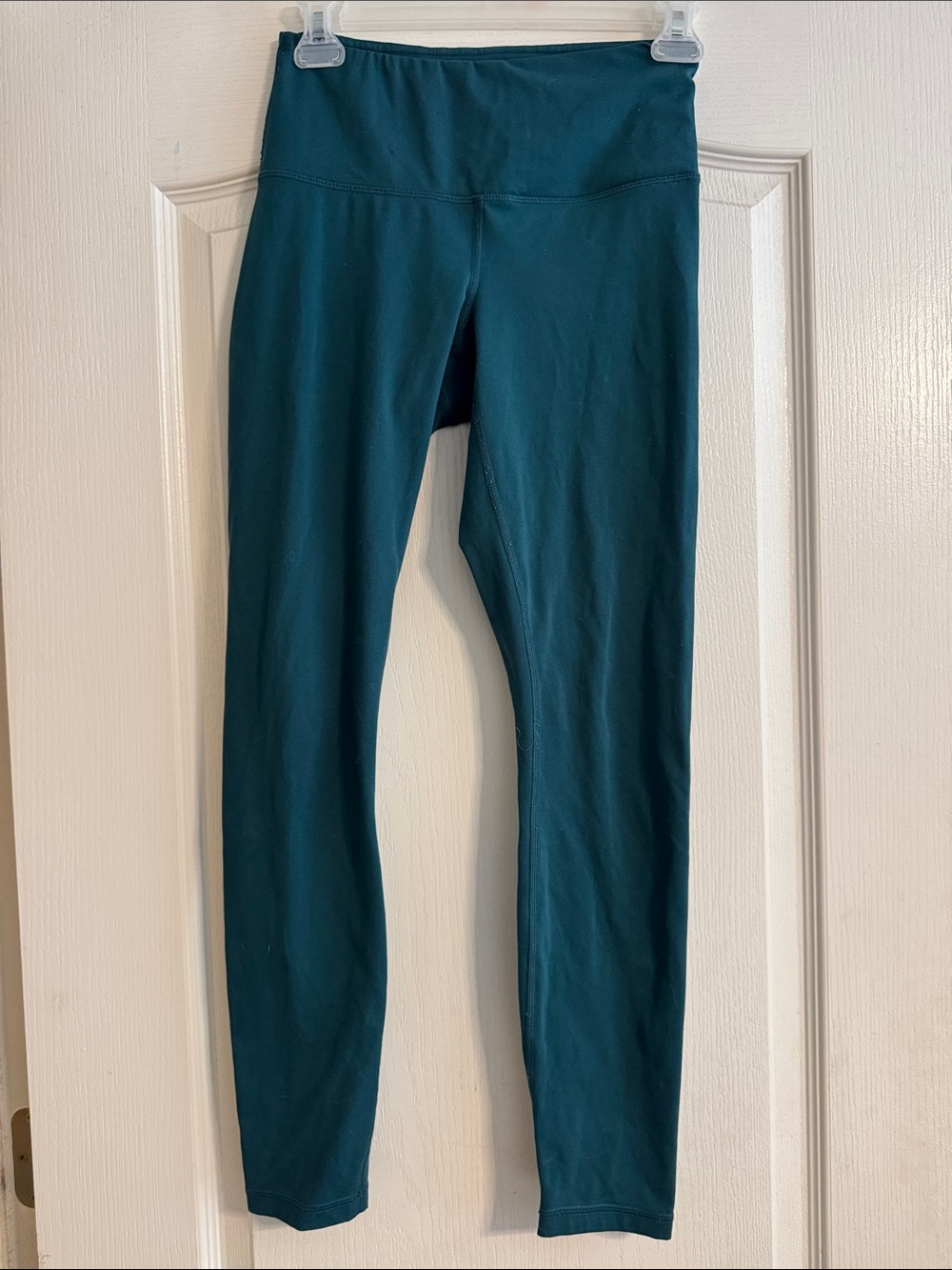 High-Rise Teal Women's Performance Leggings